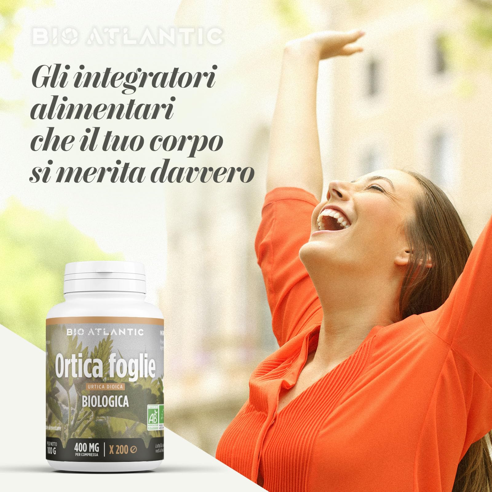 Ortica Foglie Bio 400mg - 200 compresse