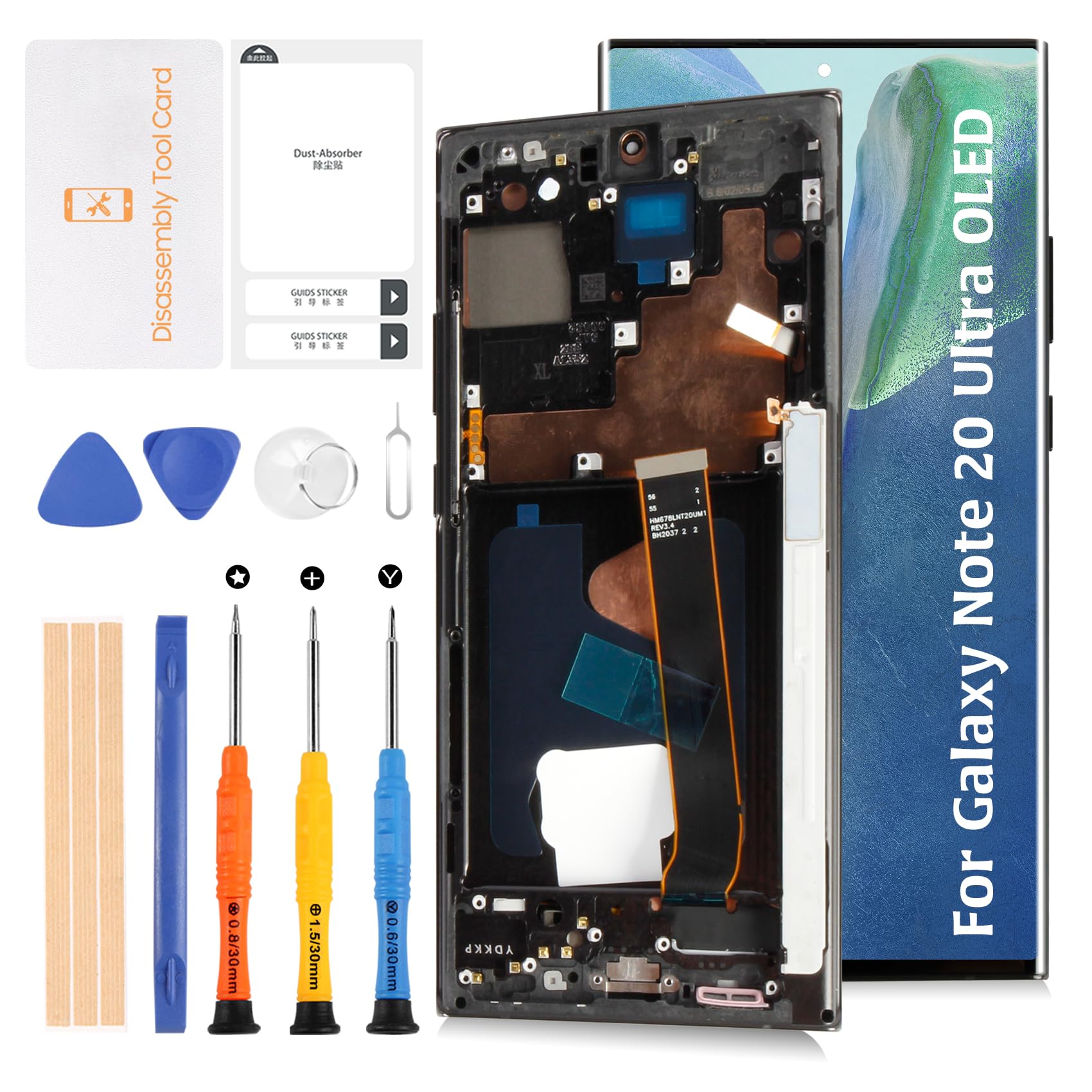 Amazon.com: Olivechard OLED for Samsung Galaxy Note 20 Ultra 6.78