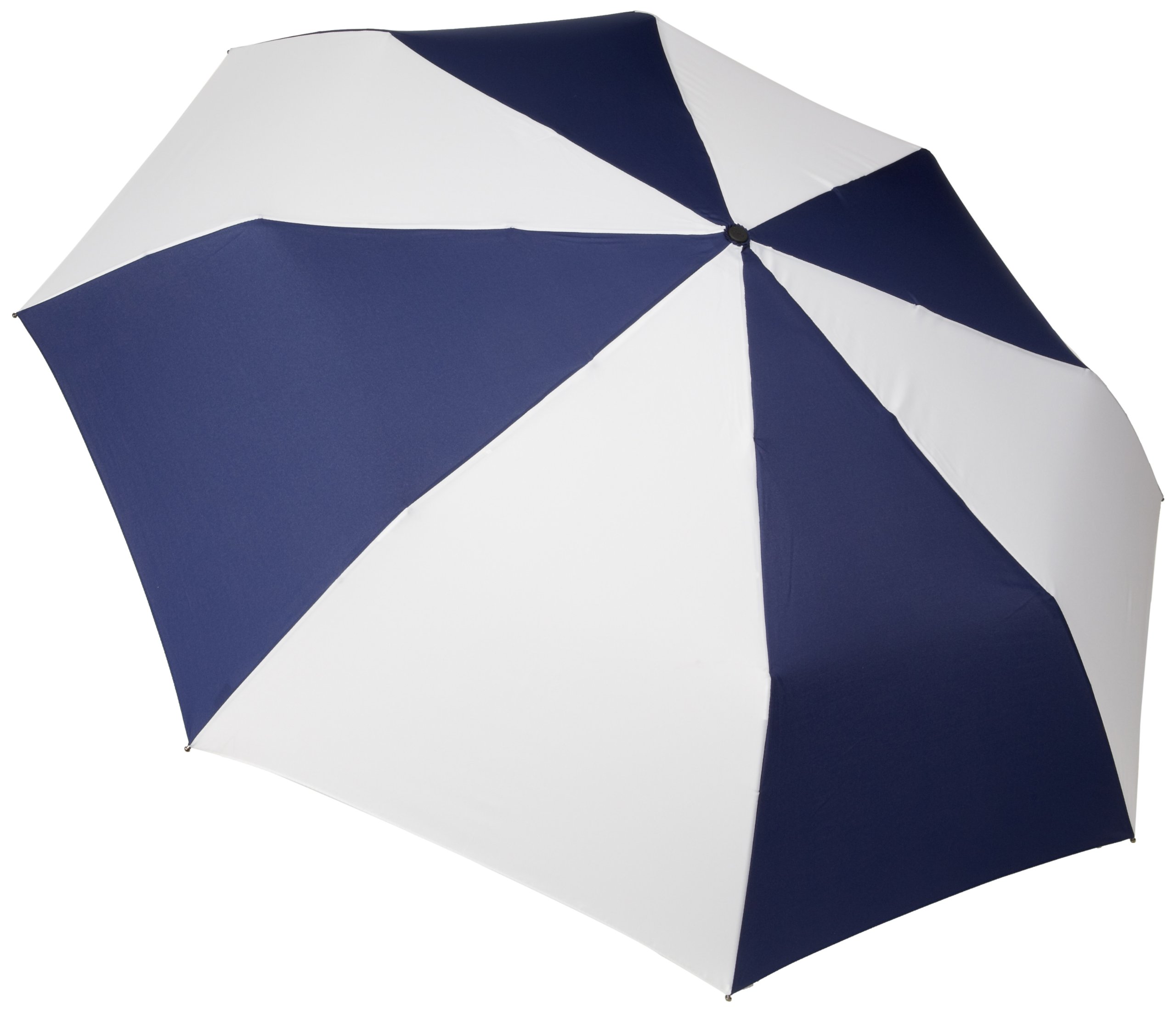 Auto Open Close Golf Size Umbrella, Navy/White, One Size