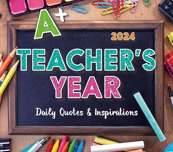 A Teacher's Year 2024 Boxed Daily Desk Calendar — Daily