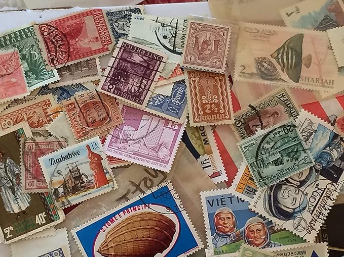 IHC ~ Whole World 100 Different Stamps LOT ( Small & Large ) 100% Orignal Stamps