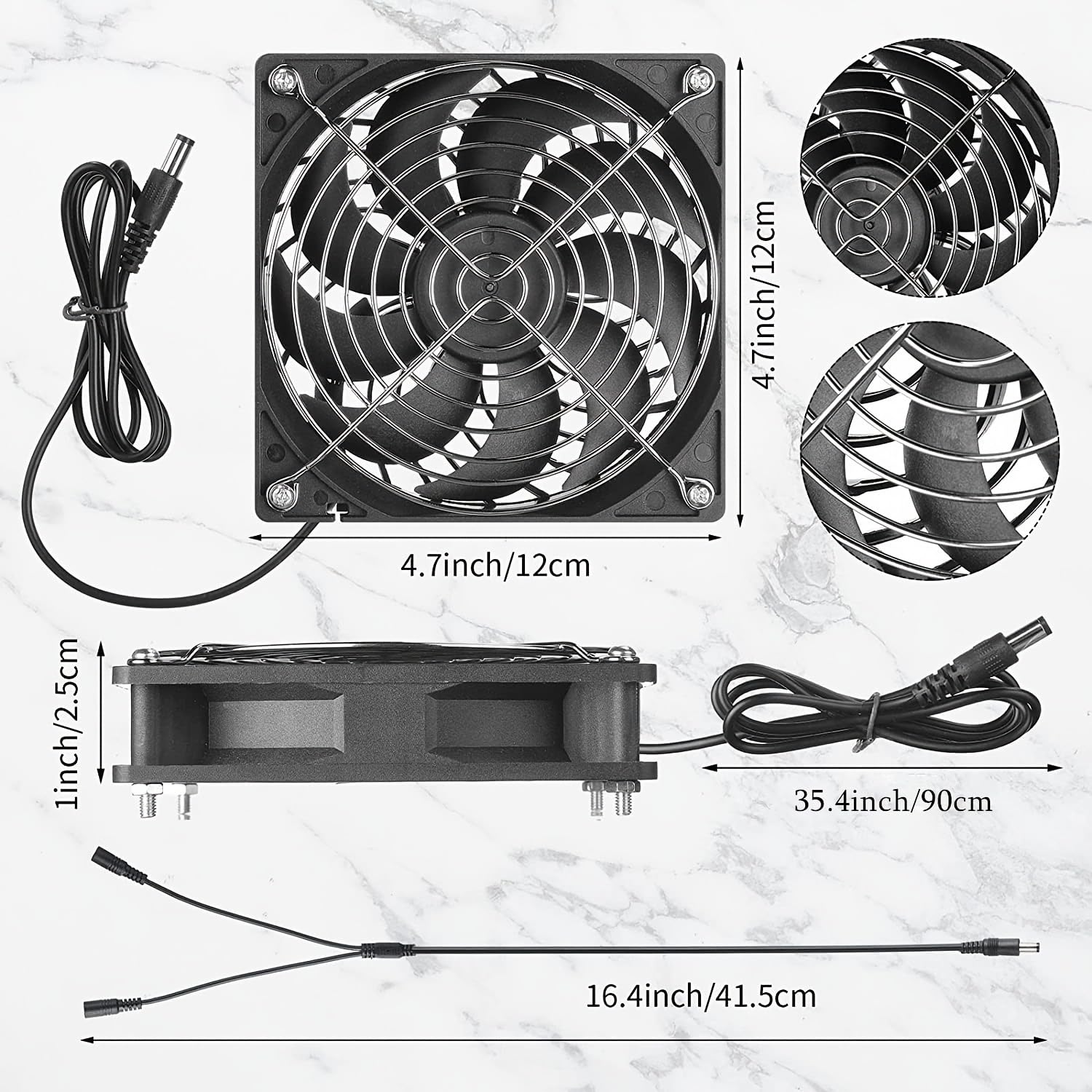 Kit de Ventilador Solar 10W, Ventilación Dual Impermeable, Carga Automática para Gallineros, Invernaderos y Cobertizos