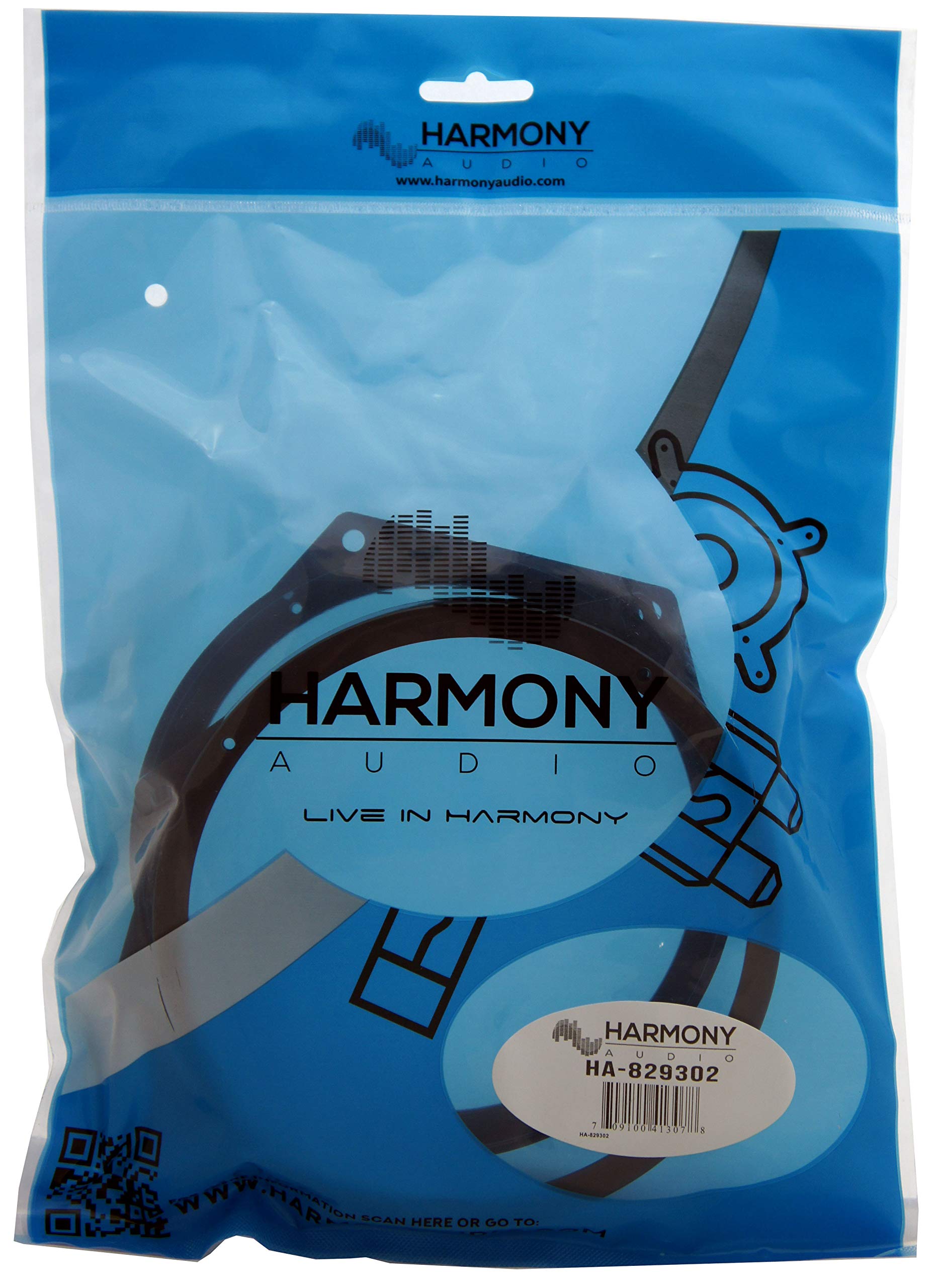 Harmony Audio Compatible with Mini Cooper 2002-2008 Front Factory Speaker to Aftermarket 6.5