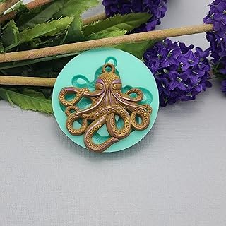 FS Brand-Octopus Pendant Silicon Mold Flexible Silicone Mould for Crafts, Jewelry, Resin, Scrapbooking, Polymer Clay