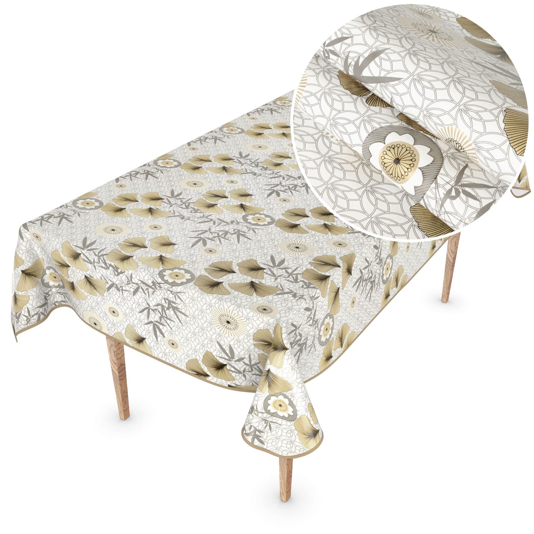 ANRO Tovaglia cerata, lavabile, rettangolare, rotonda, ovale, 100 x 140 cm, con bordo tagliato, motivo cacciatori