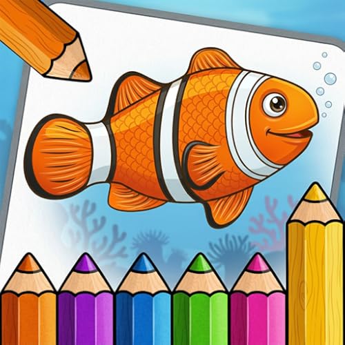 Coloring Games: Coloring Book for Kids, Toddlers & Adults - Drawing, Painting & Art Games