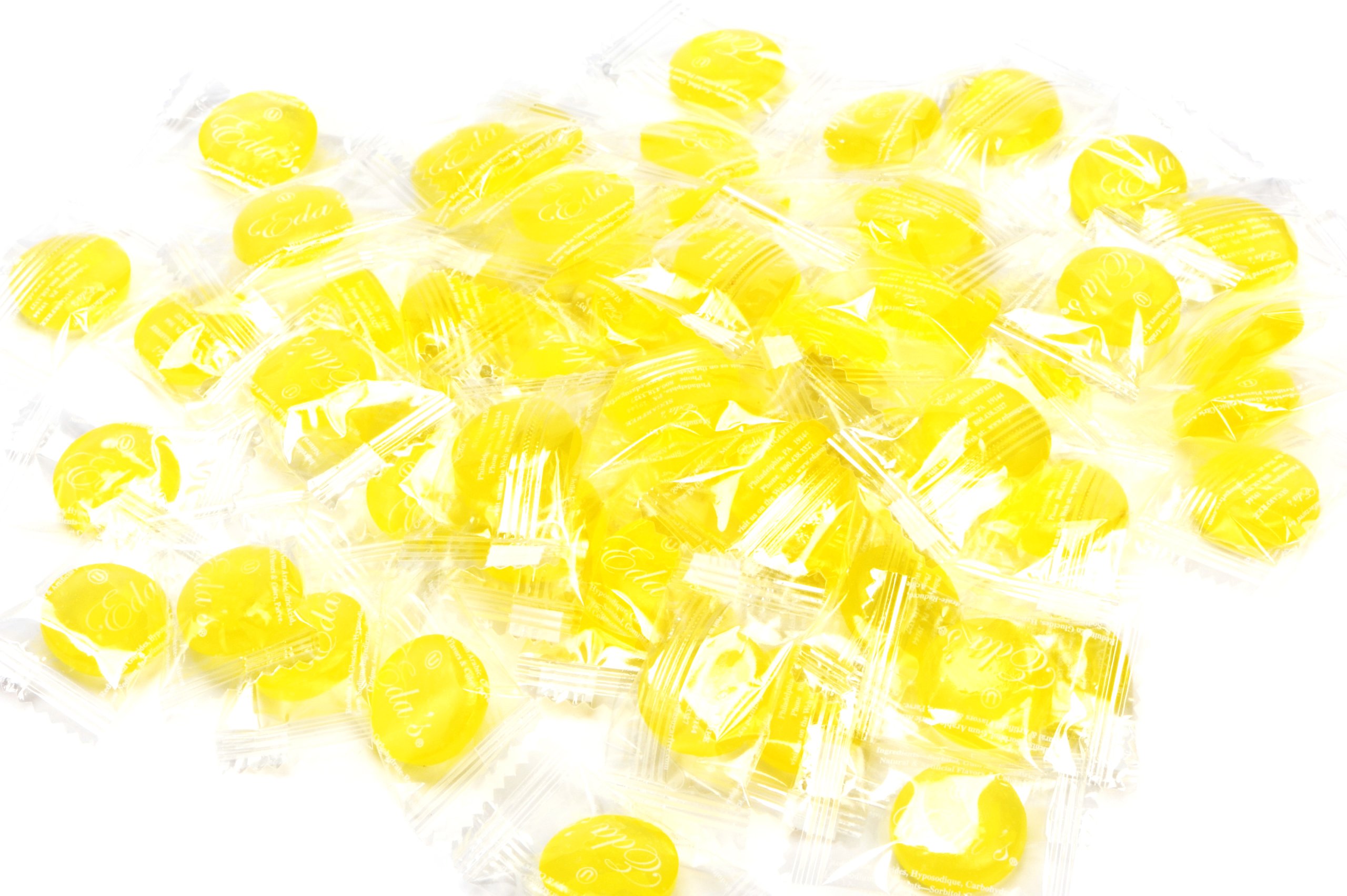 Sugar Free Intense Flavored Pineapple Hard Candy, ONE POUND, individually wrapped, OU Parve, Uses Sorbitol, Low Sodium