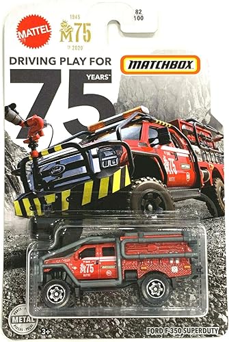 Matchbox Mattel 75º aniversario, F0RD F-350 SuperDuty 82/100