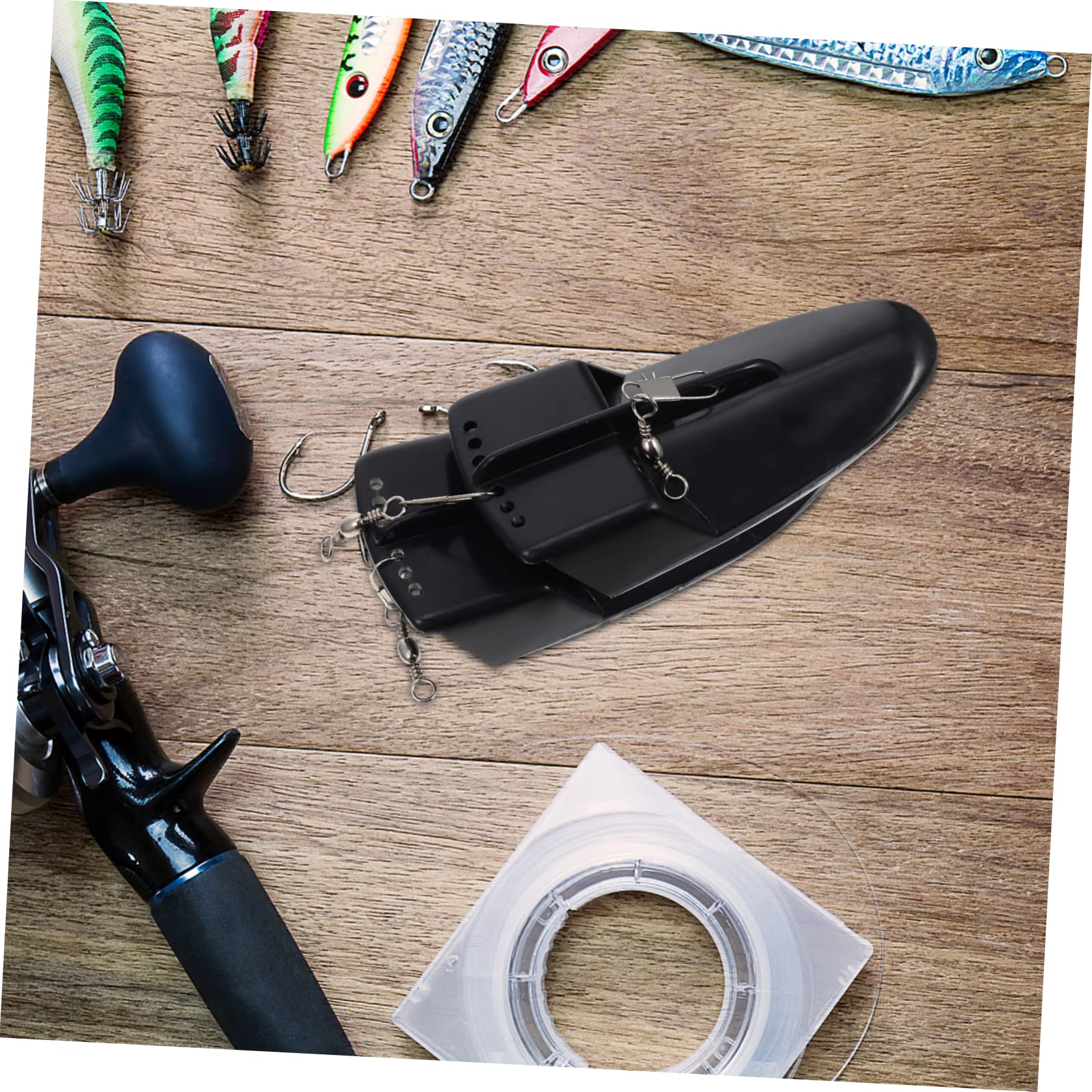 Gettimore Planche de plongée en acier inoxydable pour pêche à la traîne - 12 cm/13 cm/18,2 cm - Contrôle de la profondeur réglable - Appât artificiel pour les amateurs de pêche (1# 12 cm/80,8 g