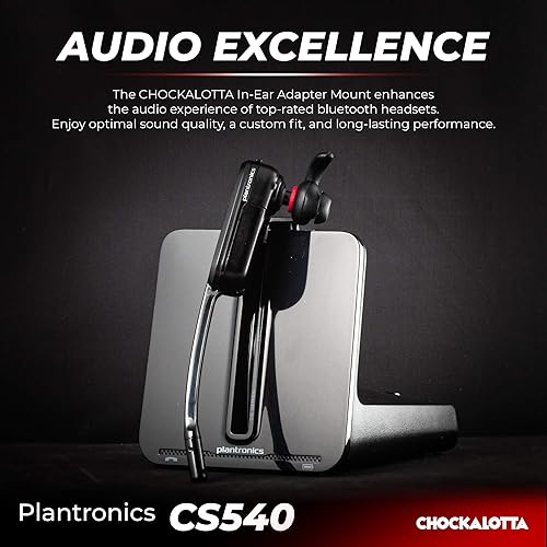 Miniatura 2 de Punta intrauditiva con gancho de silicona compatible con auriculares Plantronics Poly CS540 / W440 / W740 / WH500