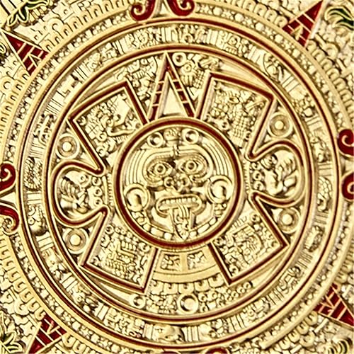Miniatura 5 de México Maya Calendario Azteca Arte Profecía Cultura Challenge Moneda Lucky Coin