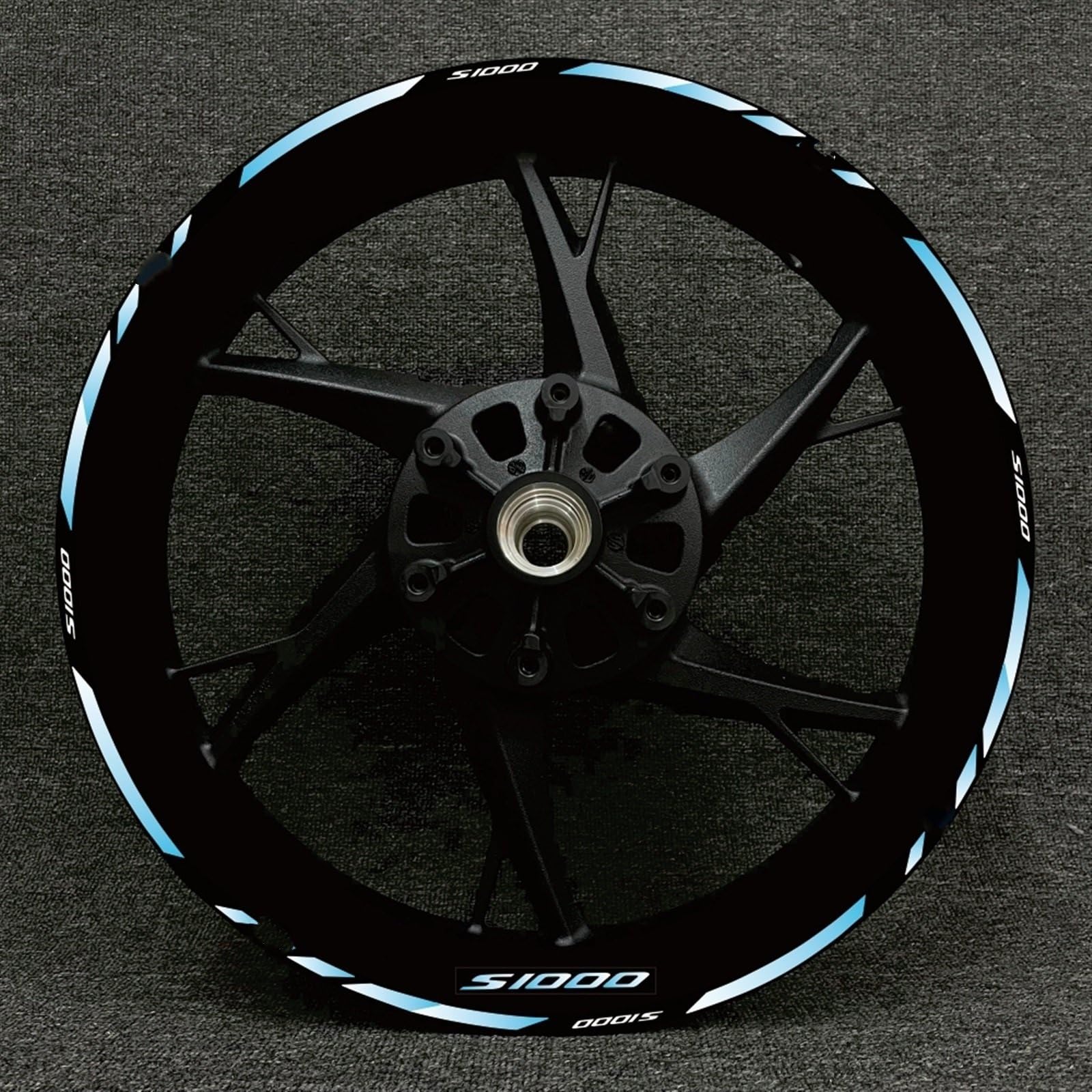 Motorcycle Wheel Sticker Rim Decal Hub Stripe Tape for BMW S1000XR S1000R 1000RR Motorbike(Color5)
