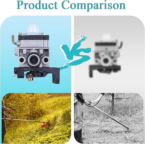 Miniatura 6 de Carburador GX35 para Honda GX35 HHT35 HHT35S de 4 tiempos con cubierta de filtro de aire, junta de carburador, línea de combustible, reemplazo