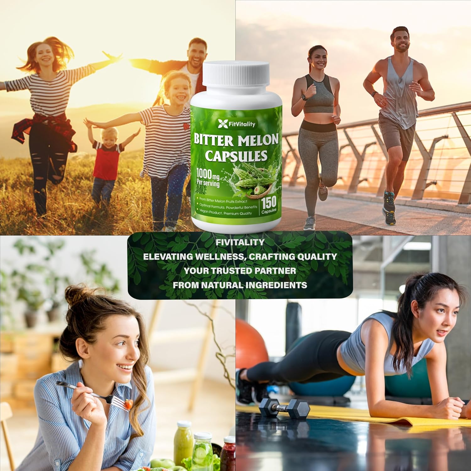 Bitter Melon Capsules| 150 Vegan Capsules| 150 Days Supply| 9,000mg per Serving| Bitter Melon Fruit 25:1 Extract| 100% Pure & Natural| Gluten-Free Supplement| Ultimate Concentrated - Image 9