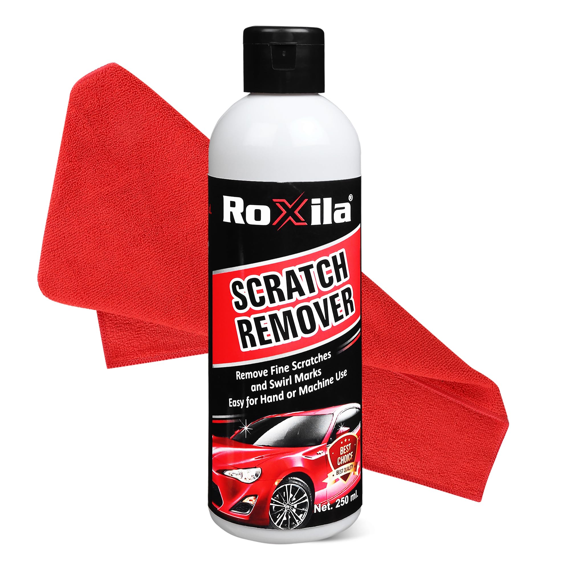 Scratch Remover for Car 250 ml – Removes Minor Scratches, Swirl Marks, Paint Defects, and Oxidation for Cars, Bikes, and Motorbikes | Cleans Dirt, Grime, and Stains for a Glossy Finish