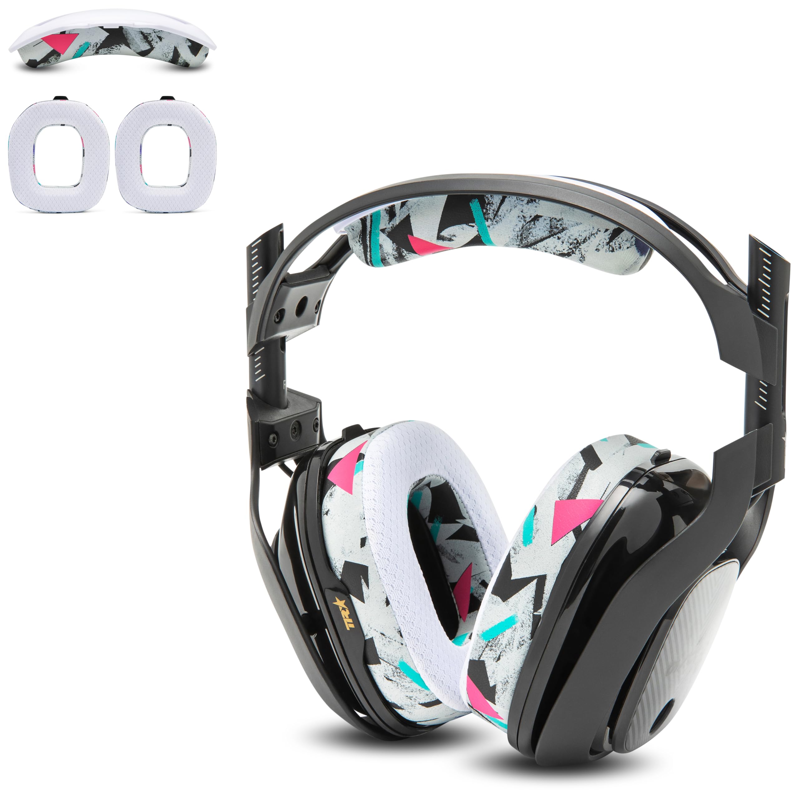 WC Mod Kit A40 – Cooling Gel Earpads + Headband Replacement Compatible with Astro A40 Gen 4 & A40 TR by Wicked Cushions | Enhanced Comfort, Cooling &