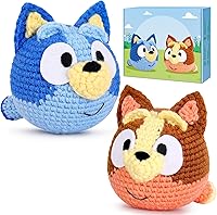 Vista 1 de Acehochen Kit de ganchillo para principiantes, kit de ganchillo para adultos con tutoriales en video paso a paso, kits de animales de ganchillo