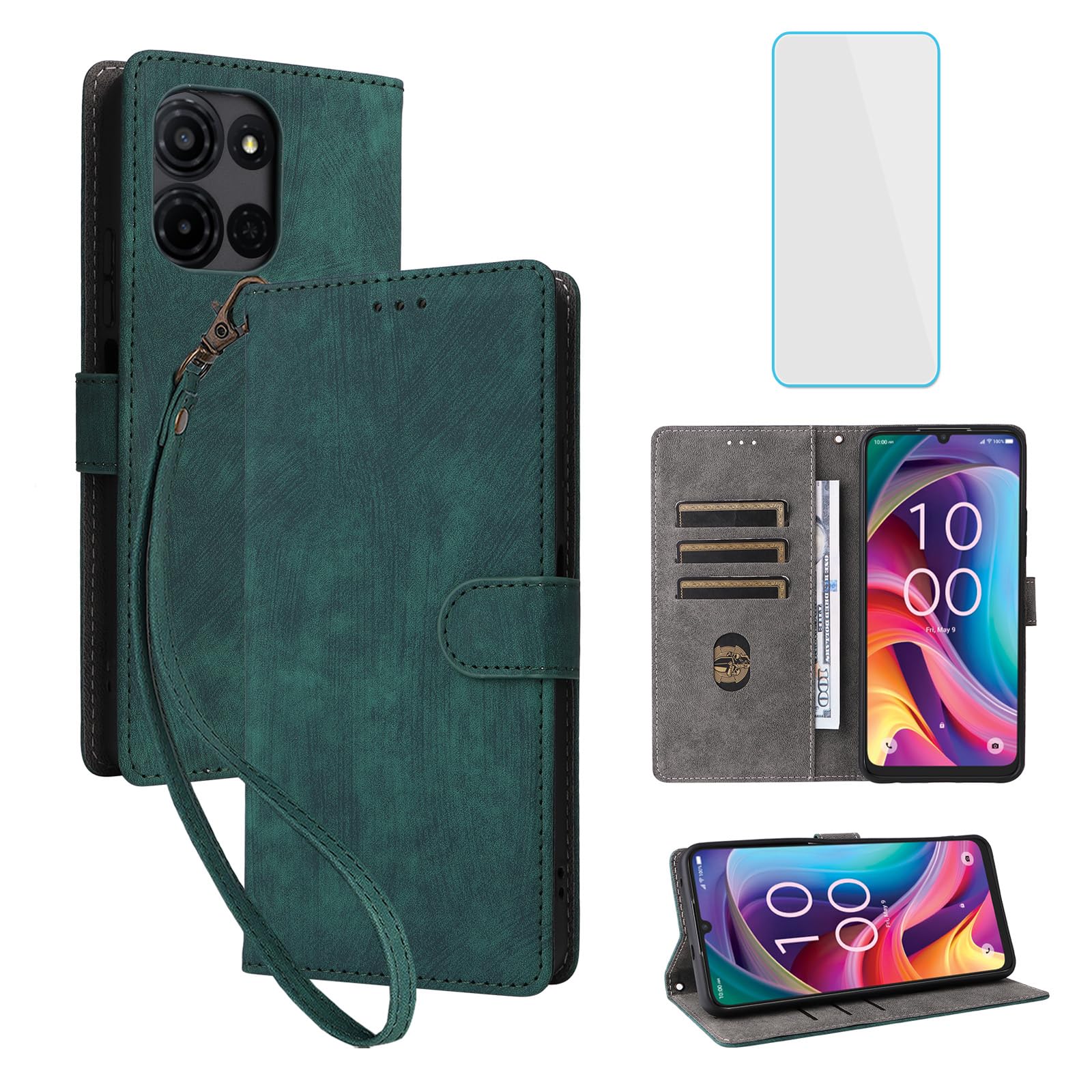 ＫＴ Amazon.com: IUQXU RFID Wallet Phone Case for TCL K32 5G/TCL K33 5G