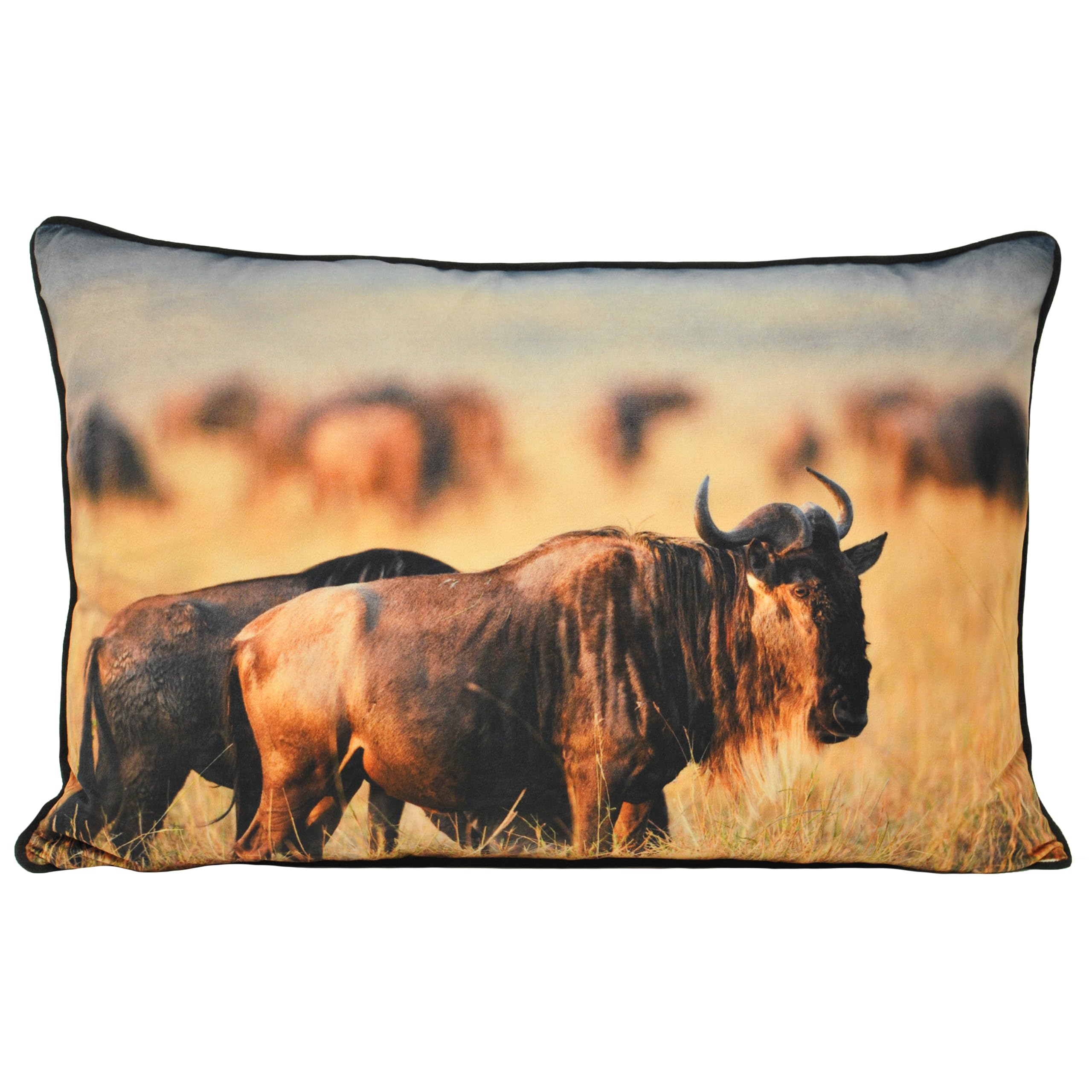 Paoletti Wildebeest Feather Filled Cushion