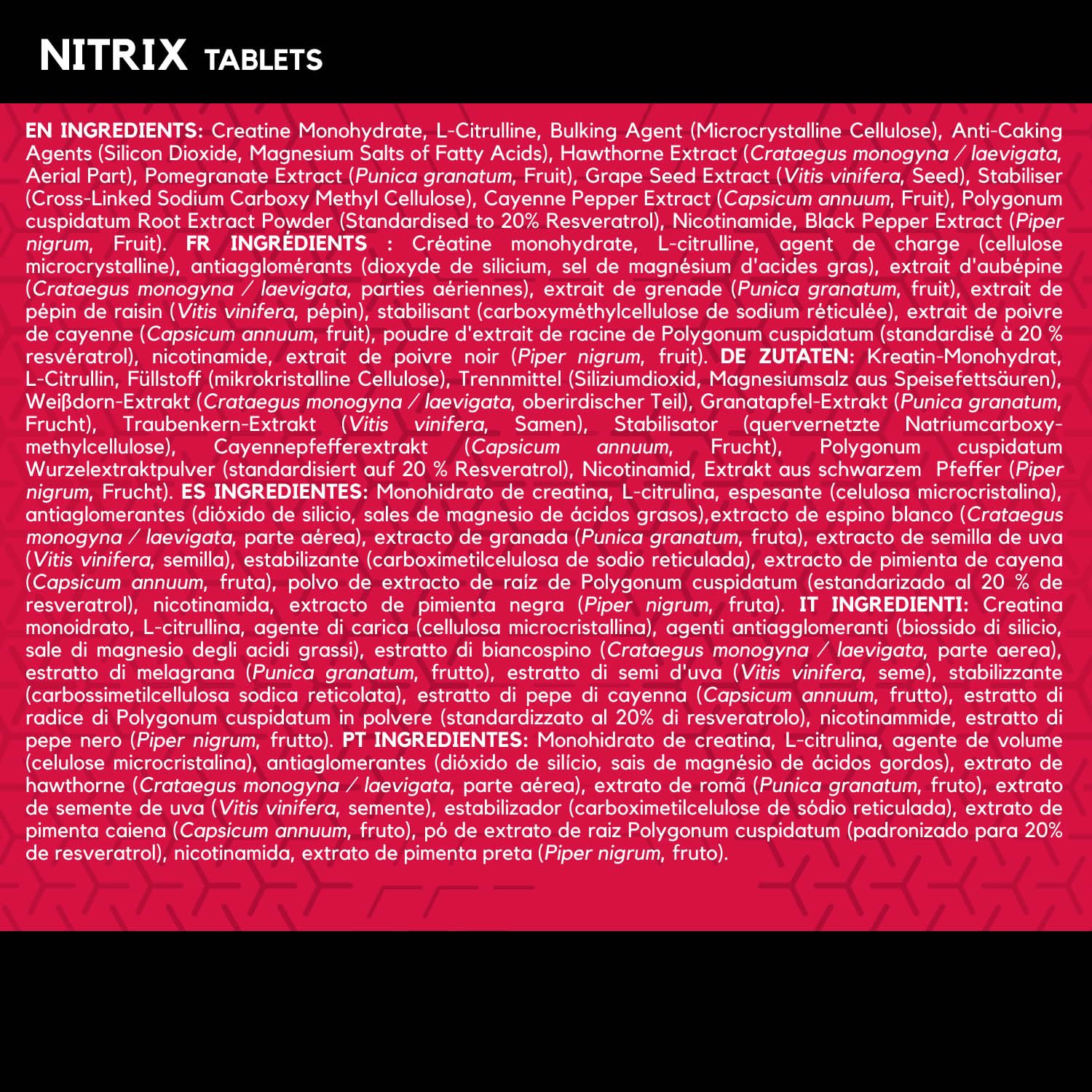 BSN Nitrix 2.0 Suplemento Alimenticio, Precursor de Óxido Nítrico, Comprimidos de Fórmula Concentrada con Aminoácido L-Citrulina, Niacina y Pimienta Negra, Sin Sabor, 180 Cápsulas, 60 Porciones