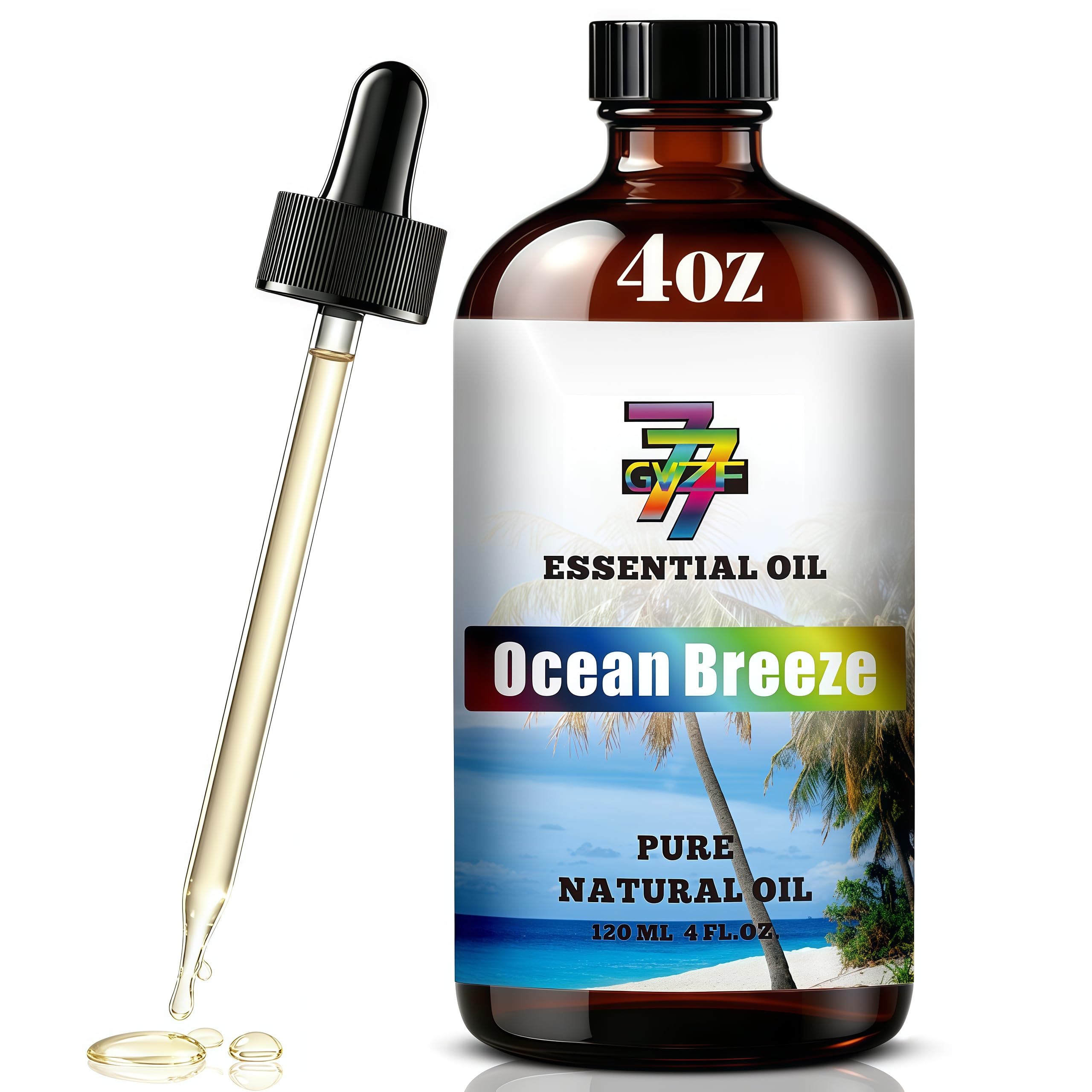 Ocean Breeze Essential Oil for Diffuser,Ocean Breeze Oil - 4 fl oz