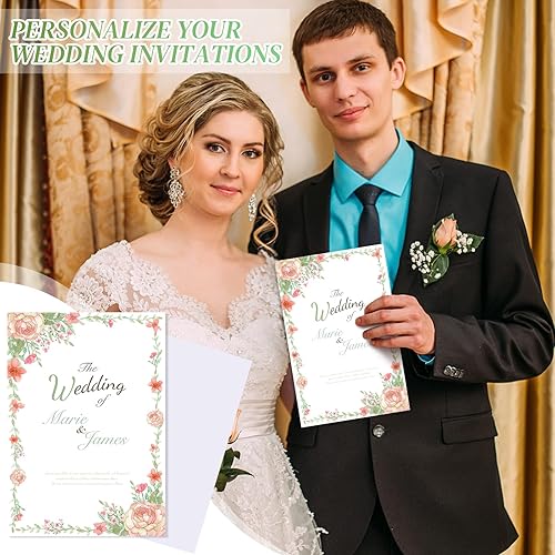 Miniatura 5 de Yeaqee Paquete de 200 tarjetas en blanco con sobres y calcomanías, tarjetas de notas de agradecimiento, sobres autoadhesivos, tarjetas de