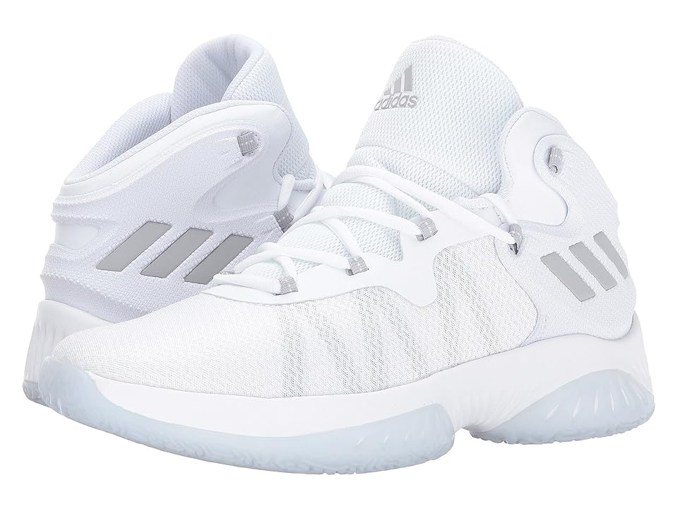 

adidas Explosive Bounce (Core White/Grey Two/Grey Three) Men's Basketball Shoes