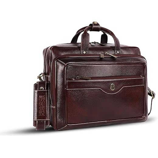 HAMMONDS FLYCATCHER Leather Office Bag 6 Inch