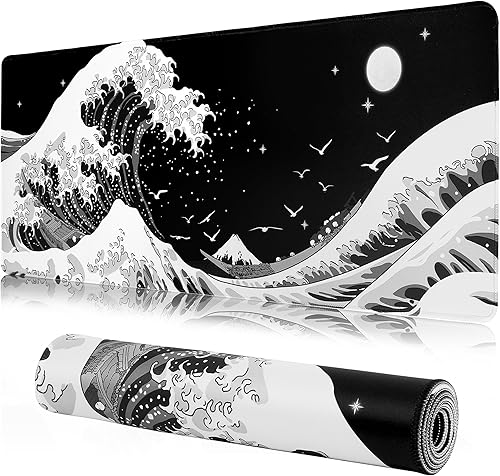 Alfombrilla de mouse para computadora portátil para juegos, teclado de PC, impermeable, antideslizante, 31.5 x 11.8 pulgadas, 0.118 in de grosor, Alfombrilla de mouse para computadora portátil para juegos, teclado de PC, impermeable, antideslizante, 31.5 x 11.8 pulgadas, 0.118 in de grosor,