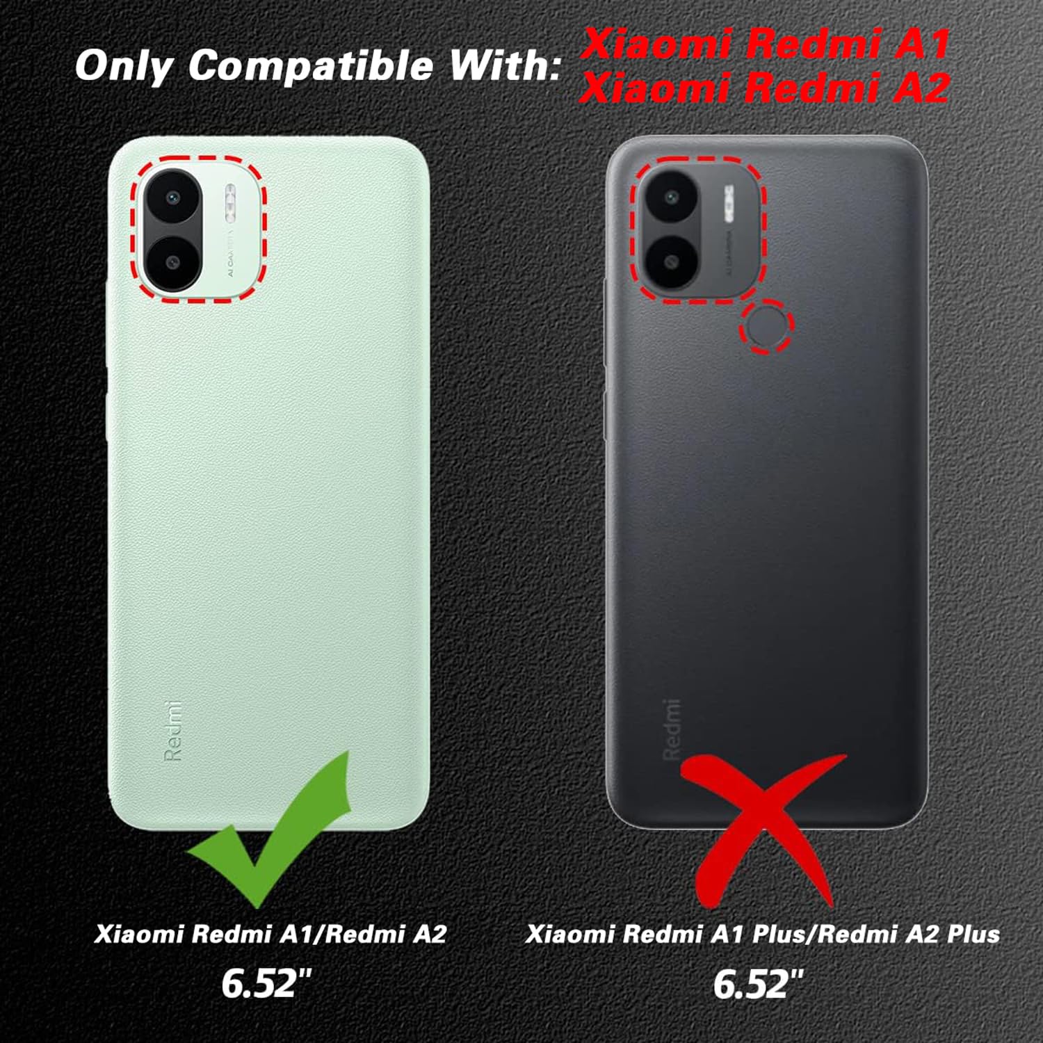 Cover per Xiaomi Redmi A1 4G/A2 4G, farfalla in rilievo con Cover per Xiaomi Redmi A1 4G/A2 4G, farfalla in rilievo con