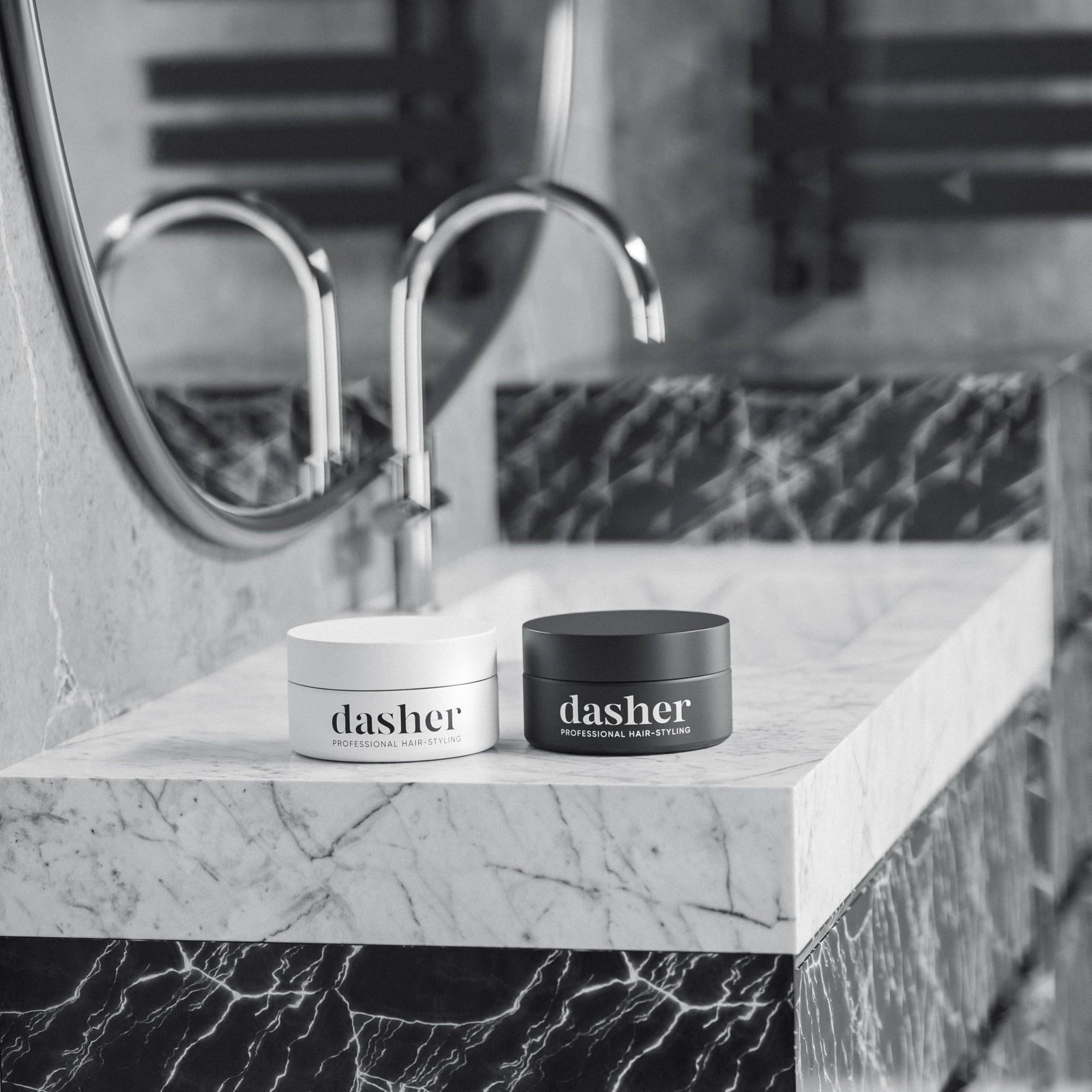 Dasher Texture Clay For Men's Hair (100g), Medium Hold & Matte Finish Puck, Easy To Apply, Flexible Hold & Water-Based, With Vitamin E & Biotin - Image 7 thumbnail