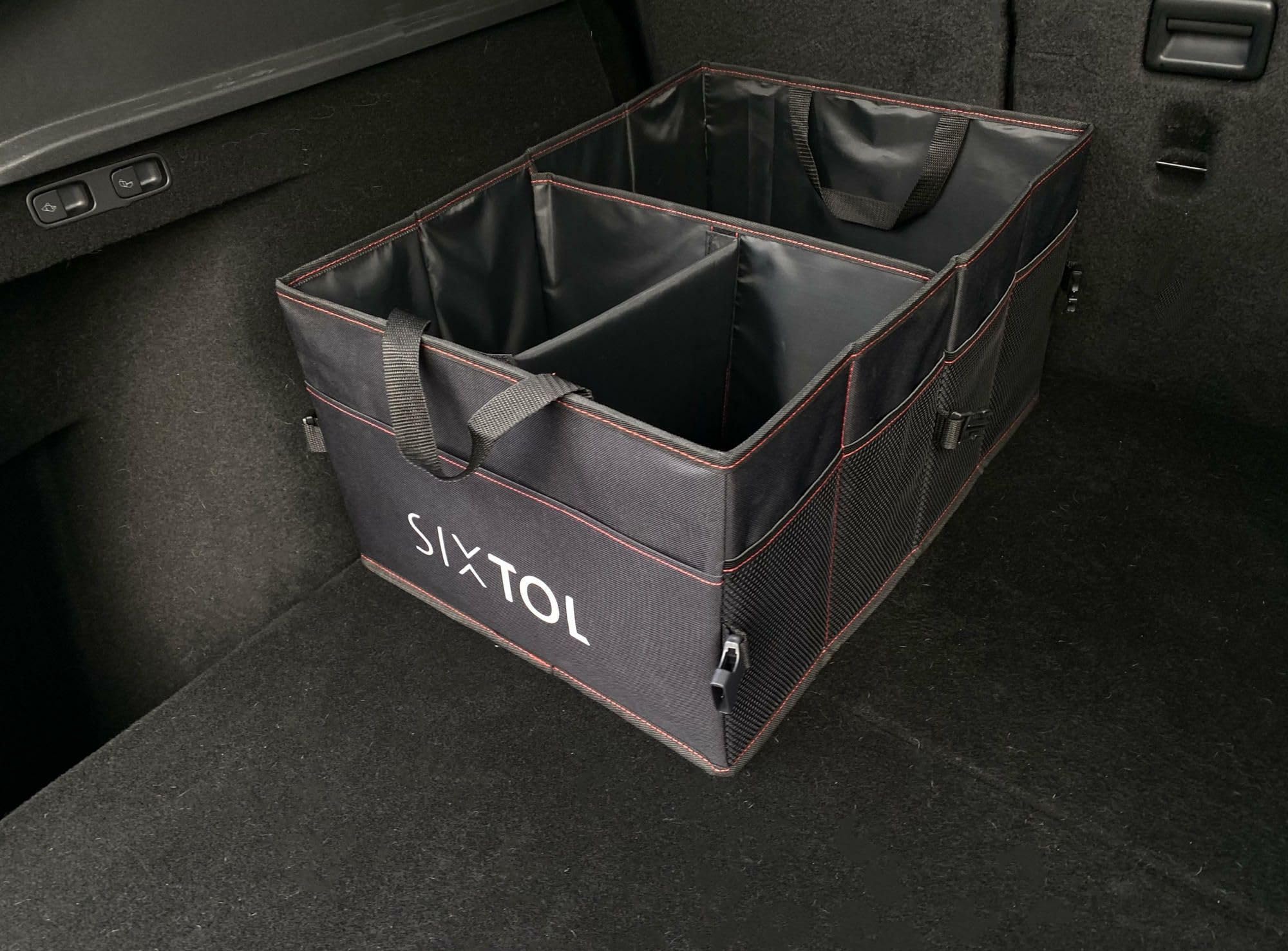 CAR COMPACT 14 | Organizador para maletero de coche | 14 compartimentos | plegable | con compartimentos