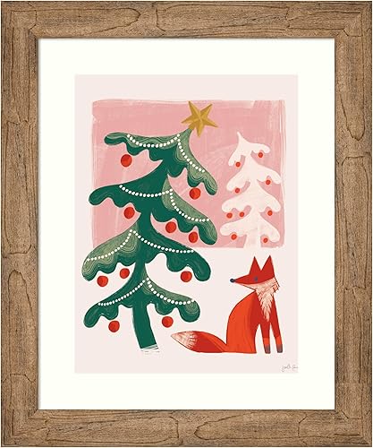Miniatura 3 de Amanti Art Framed Wall Art Print 25x21 Retro Holiday III by Janelle Penner, Holidays Wall Art, Whimsical Decor, Medium Poster Painting Artwork for