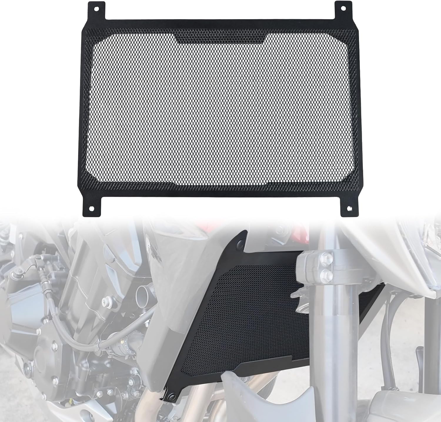 Z900 Radiator Guard Protective Cover, Motorcycle Oil Cooler Guard Radiator Shield Grill Tank Protection Mesh for Kawasaki Z900 2017-2023 Accessories