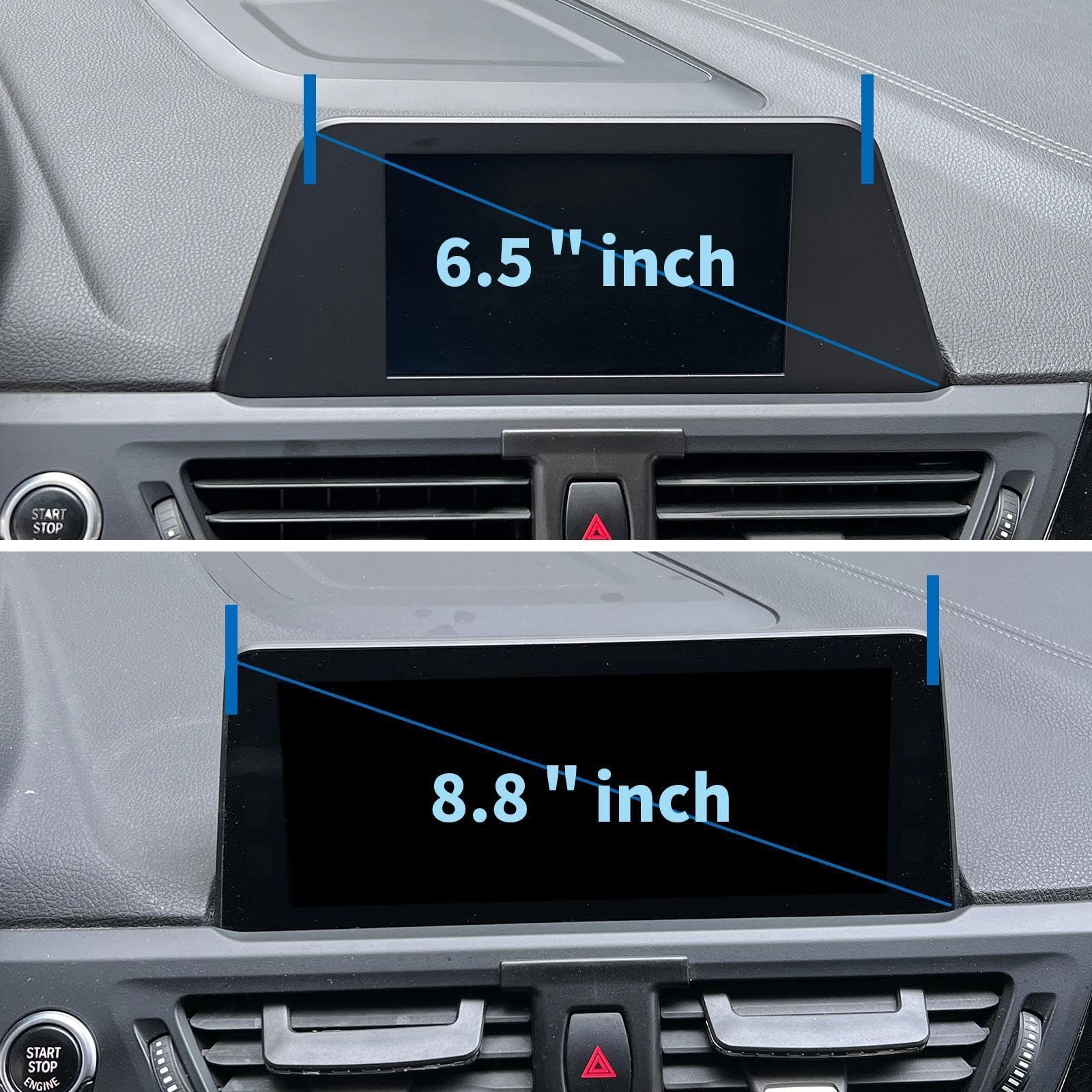 Uchwyt Samochodowy na Telefon dla BMW serii 1 F20 F21 2012-2018, uchwyt samochodowy na telefon komórkowy, stojak na nawigację GPS (podstawa i uchwyt 8,8 cala 2)