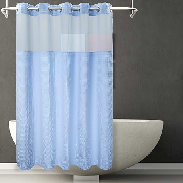 shower curtain no liner needed