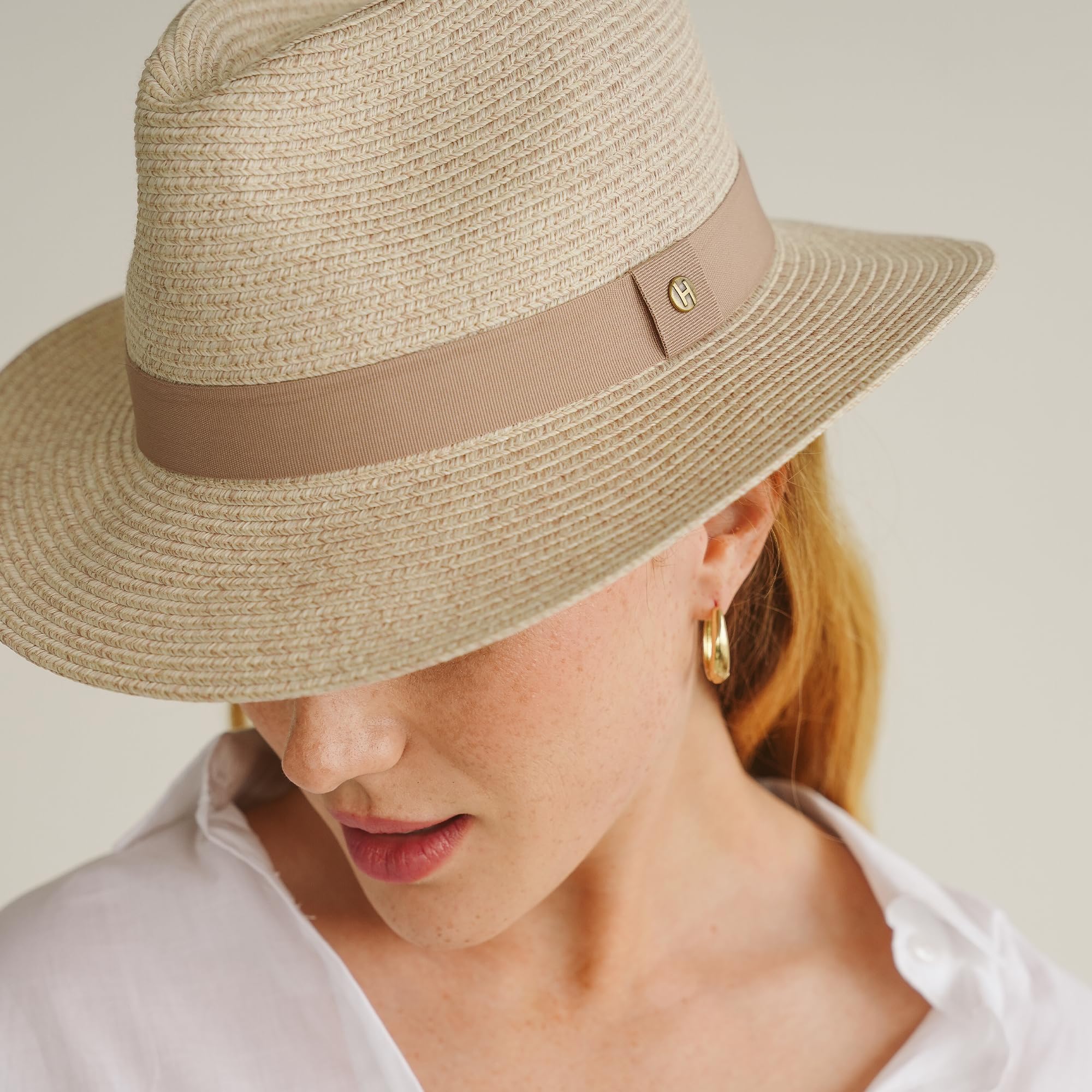 Vista Fedora - Reisefreundlicher Sonnenhut für Damen und Herren - Faltbarer Flexibraid Hut - klassischen Fedora Stil
