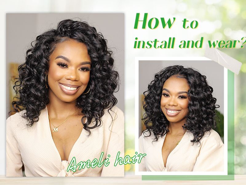 Amazon.com : AMELI Ocean Wave Crochet Hair 9In 8packs Deep Wave