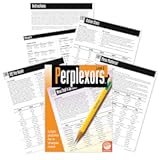 MindWare Perplexors Level D – Advanced Logic Puzzle Book for Kids and Adults, Grades 7 and Up