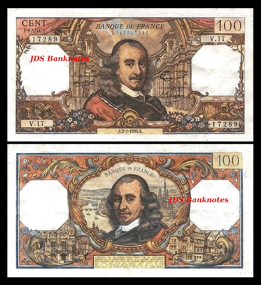 5, 10, 50, 100, 500 Francs Franças émsson 1959 1966 5 Veux Bllets - Foto 7