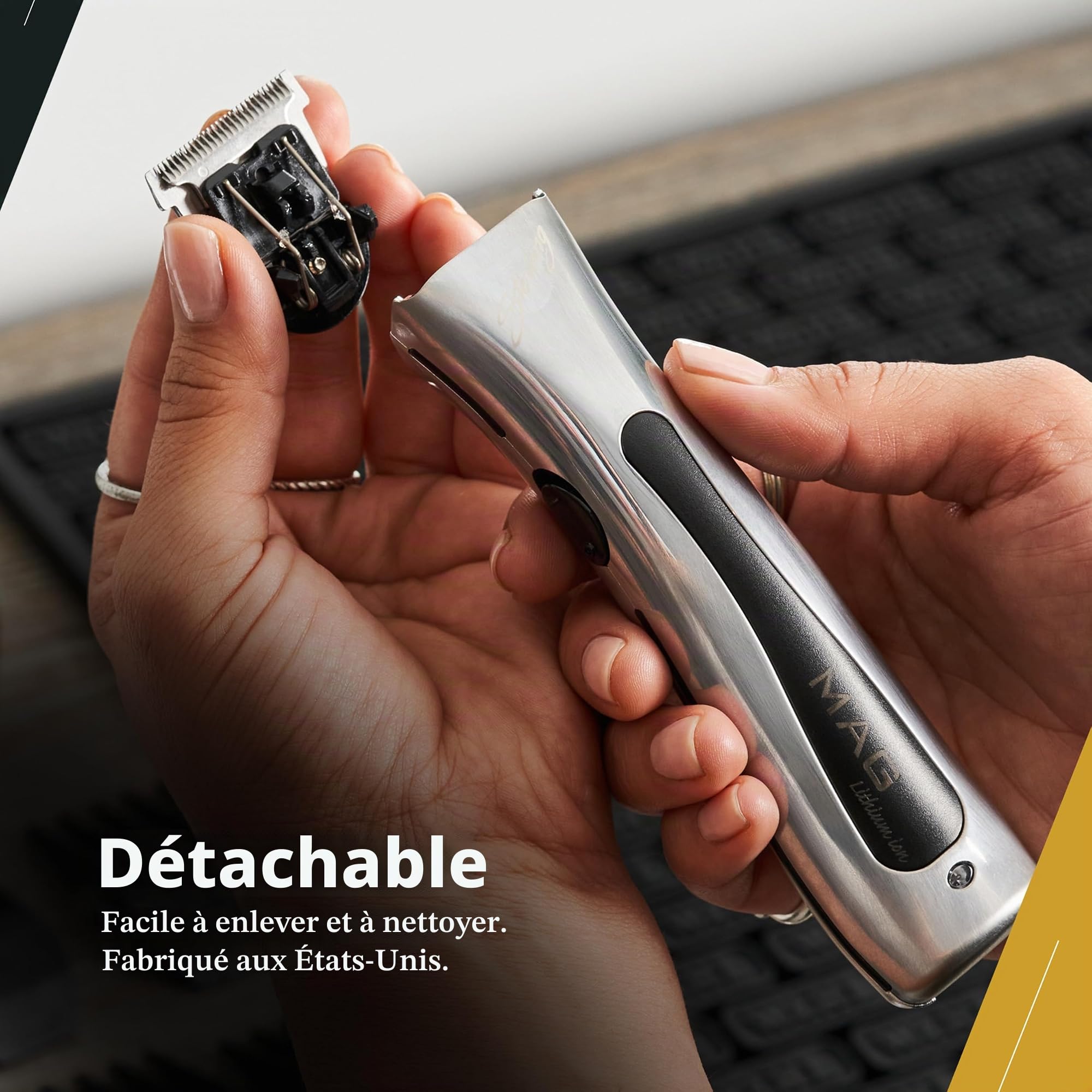 WAHL Professional Detachable Replacement Blade #2111 Fits Echo, Beret, MAG and Sterling 4 Trimmer Models