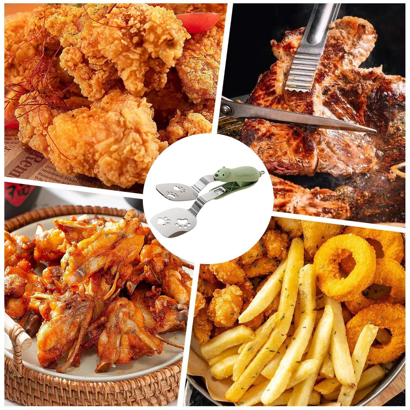 Salatzange Edelstahl Grillzange