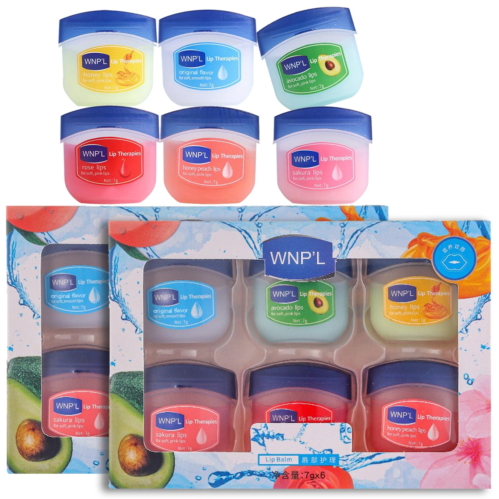 Sponsored Ad – Lip Balm Set 12 Pack Make Up Set Natural Moisturizing Cracking Lip Lipbalm Chapstick Gifts For Women Skincare Lip Care Multipack (2 Boxes)