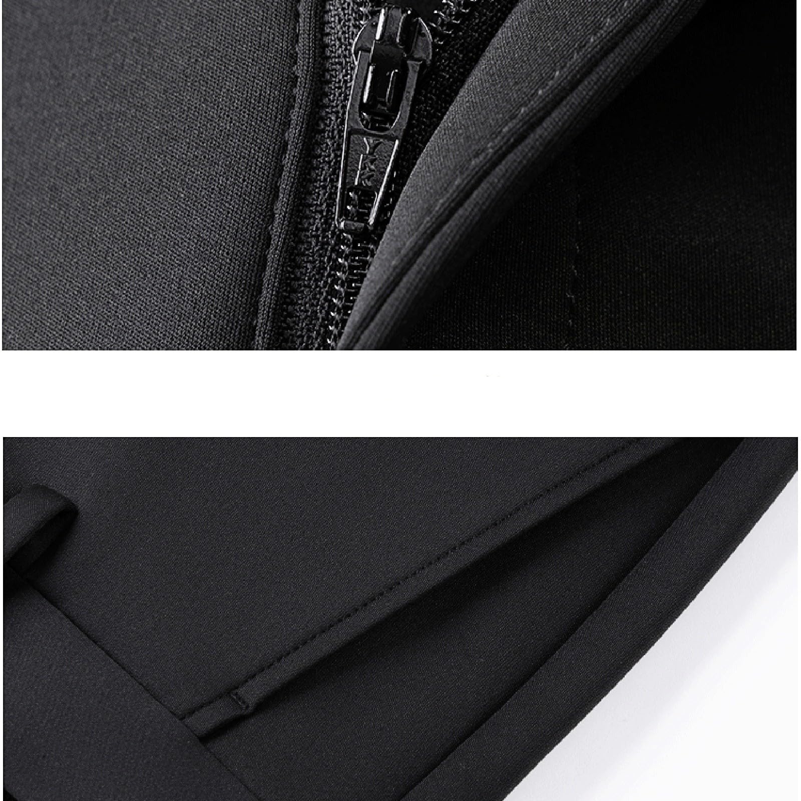 Pantalon de costume classique pour garçon avec devant plat, confortable pour l'école, infroissable, facile d'entretien.