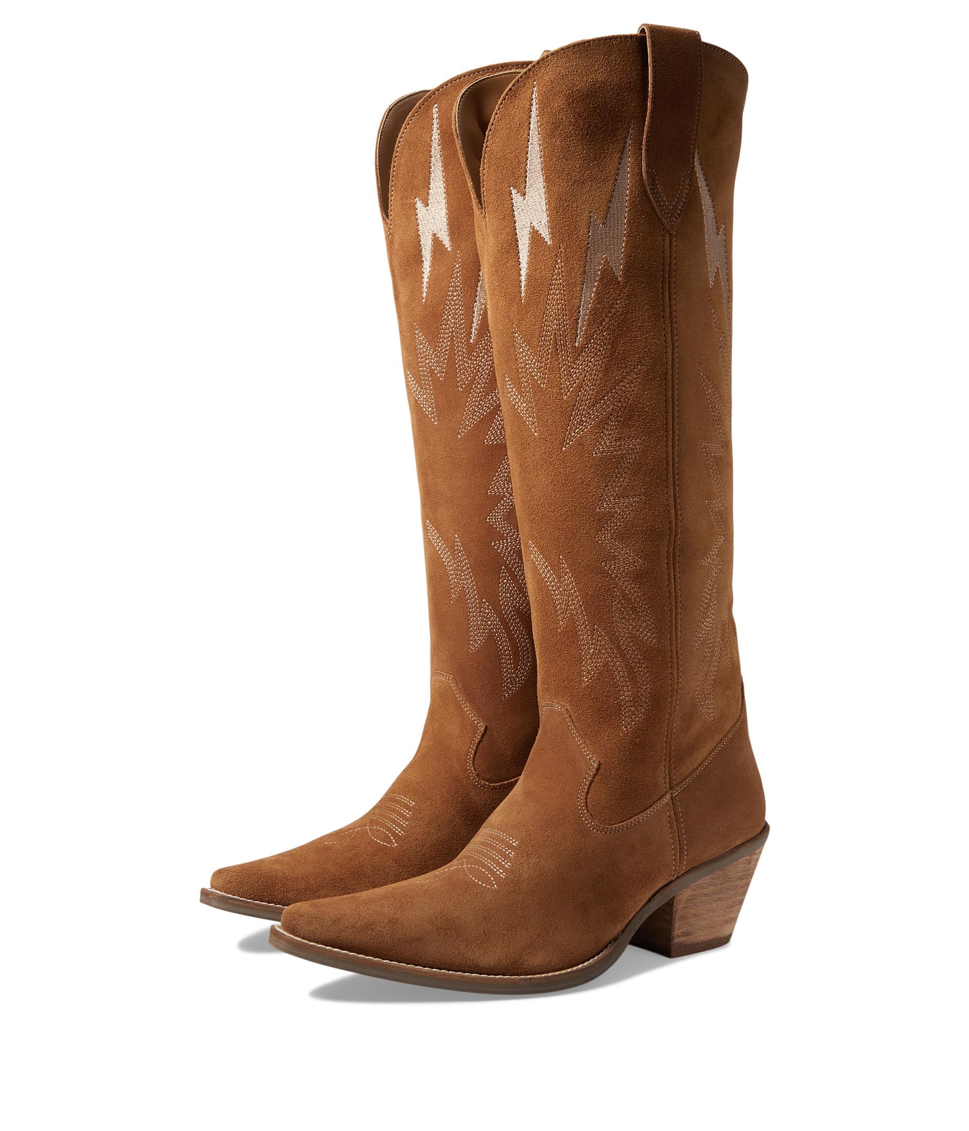Dingo Womens Thunder Road Embroidered Snip Toe Casual Boots