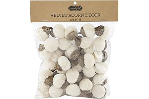 Elegant Velvet Acorn Vase Filler