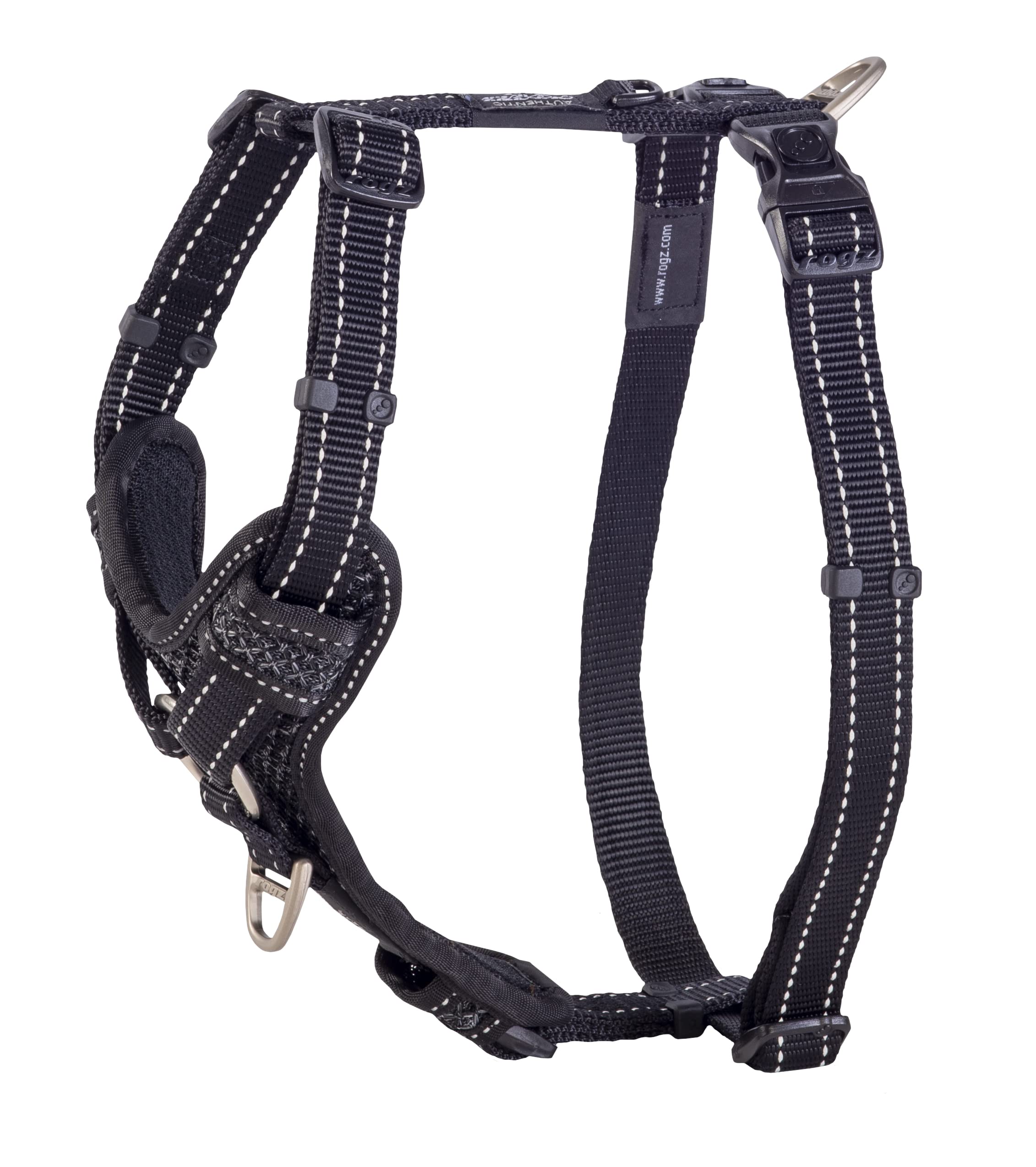 Rogz Control Harness Reflective Large Black