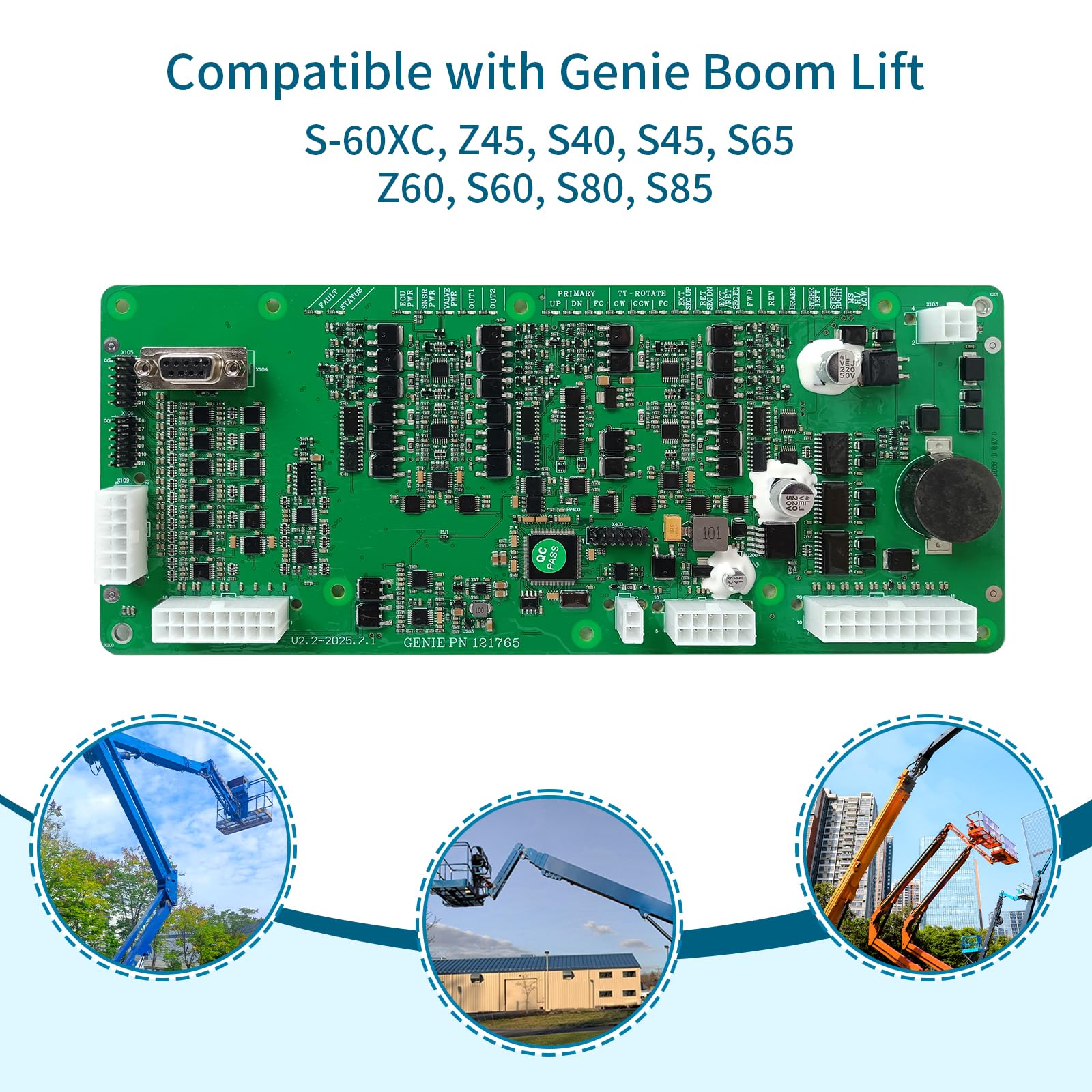 Aftermarket Aerial Lift Parts PCB ECM Circuit Board ALC500 121765