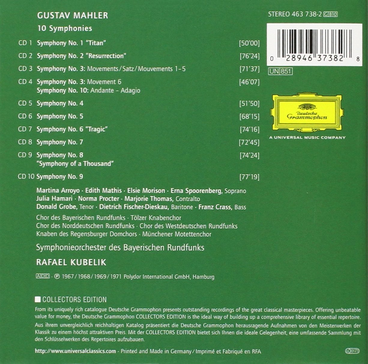 Mahler 10 Symphonies