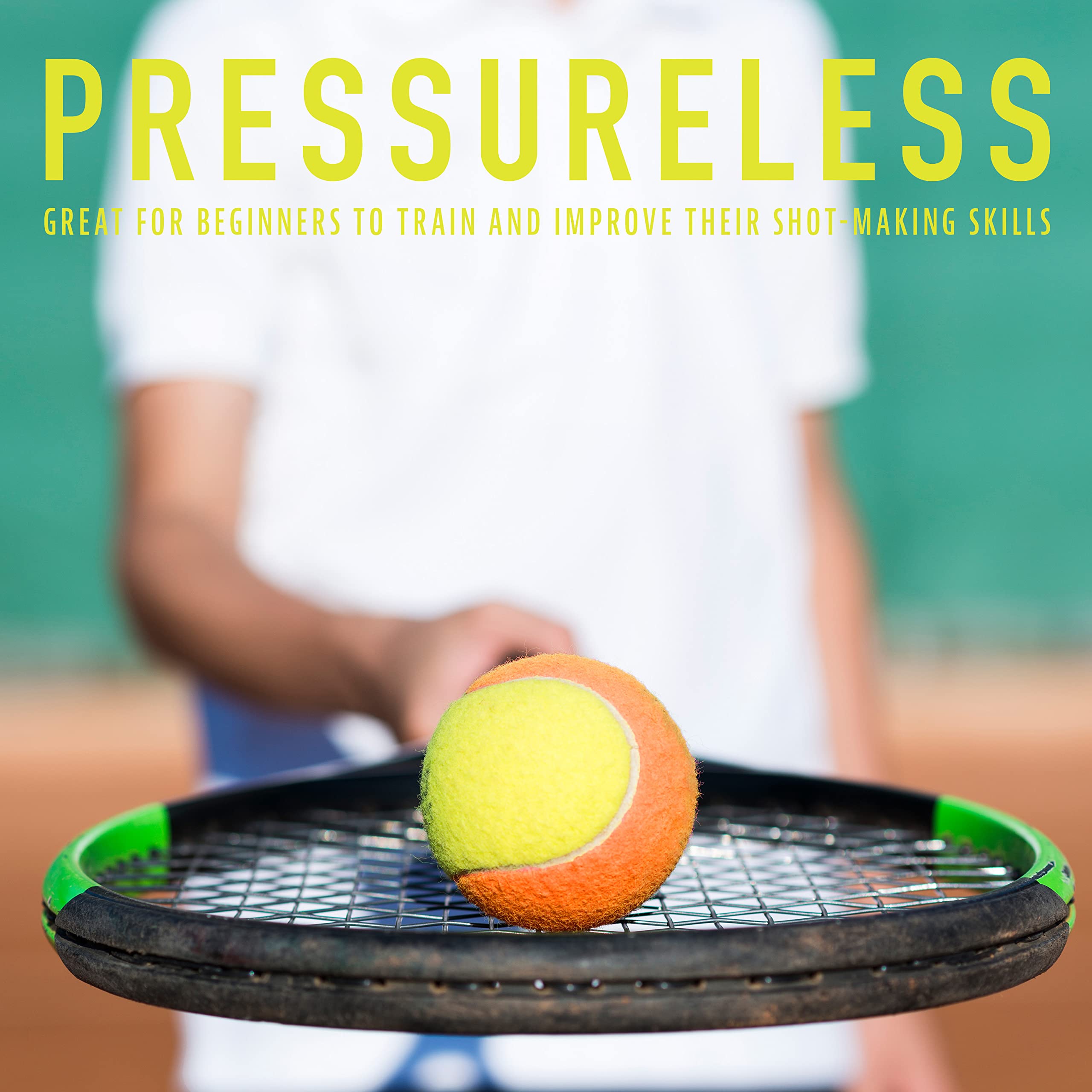 Franklin Sports Pressureless Tennis Balls - Official Size Low Pressure Tennis Balls - Great for Training + Practice - 3 Pack Can of Low Bounce Tennis Balls - All Court Surface Balls - Orange